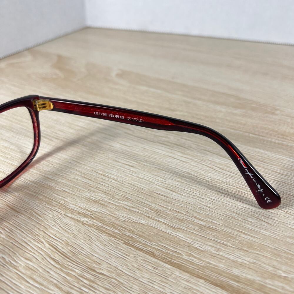 Oliver Peoples OV5194 1053 Follies Eyeglasses Red Frames Only 49-16-140 Italy - Picture 8 of 10